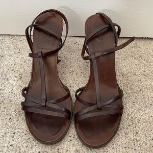J Crew leather sandals